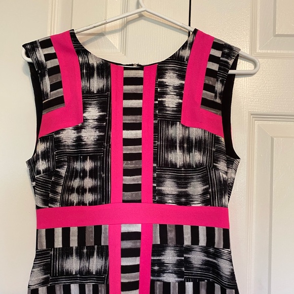 Fitted dress from BCBG with neon piping. - Picture 4 of 8